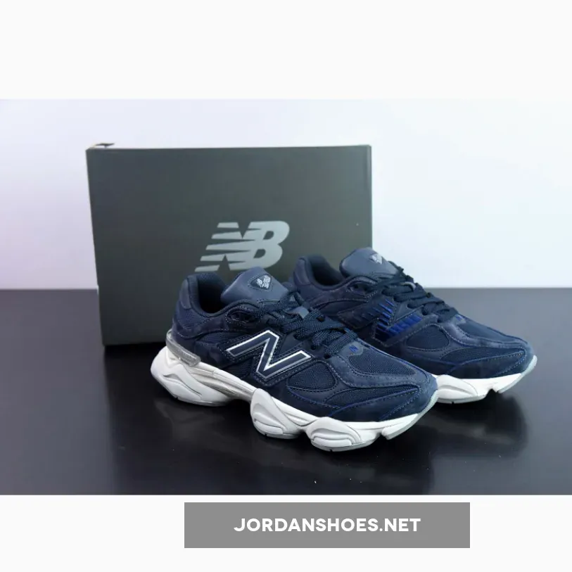 New Balance 9060 Navy Blue White Grey