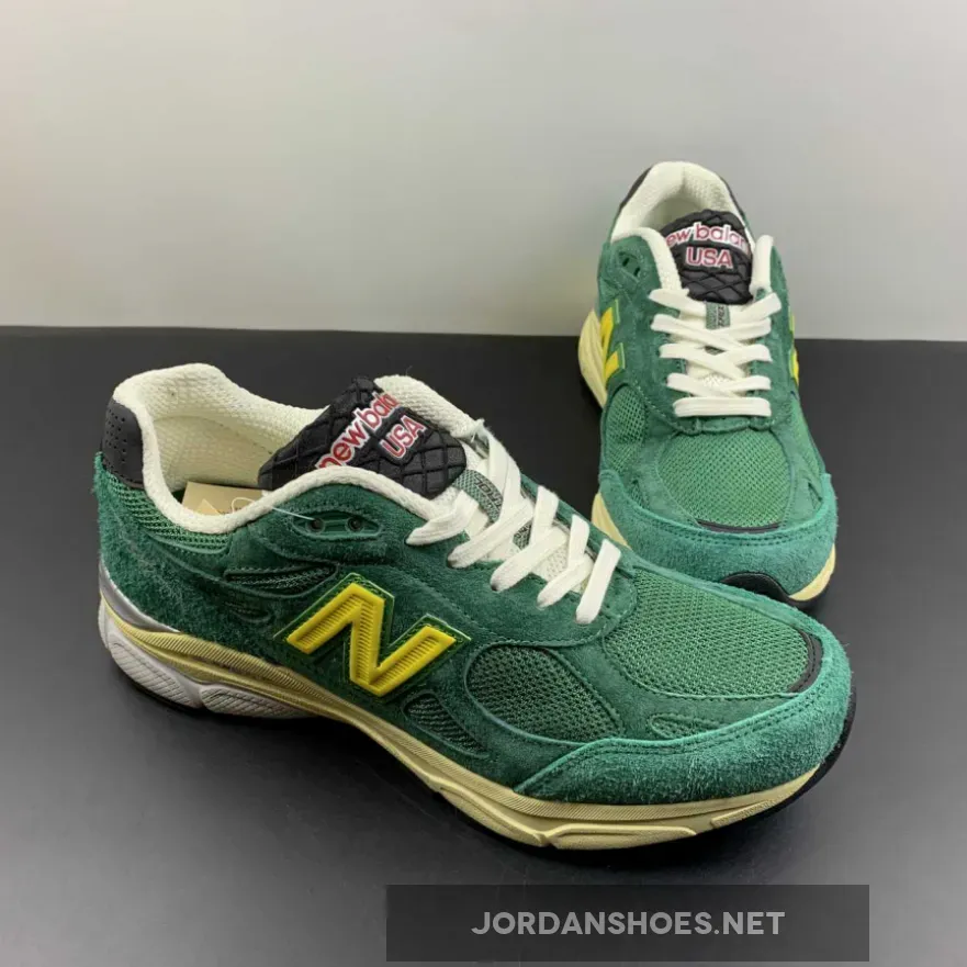 New Balance 990v3 Made in USA Green Yellow New Balance 990v3 Made in USA Green Yellow
