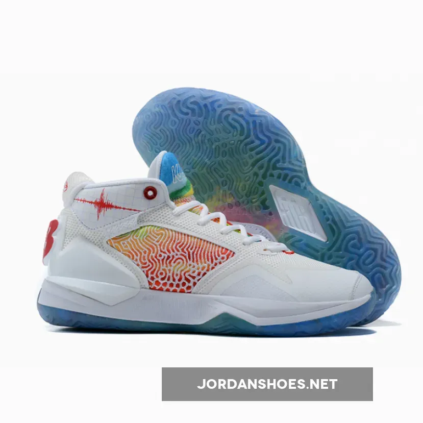 New Balance KAWHI "Seismic Moment" White/Team Red/Ice Blue