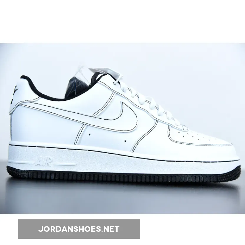 Nike Air Force 1 ’07 "Contrast Stitch" White Black Nike Air Force 1 ’07 "Contrast Stitch" White Black