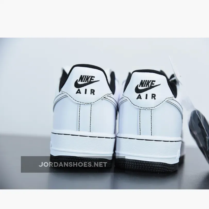 Nike Air Force 1 ’07 "Contrast Stitch" White Black Nike Air Force 1 ’07 "Contrast Stitch" White Black