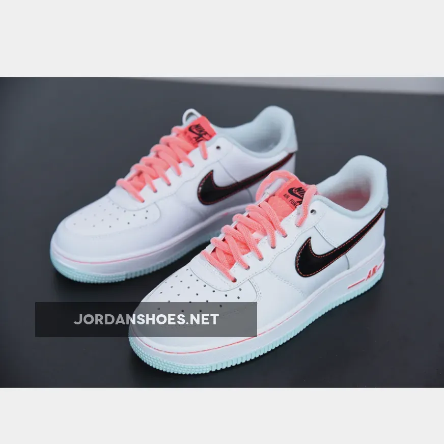 Nike Air Force 1 07 LV8 GS White Flash Crimson Atomic Pink For Womens Nike Air Force 1 07 LV8 GS White Flash Crimson Atomic Pink For Womens