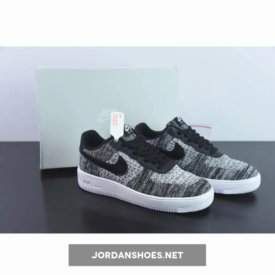Nike Air Force 1 Flyknit 2.0 Black White