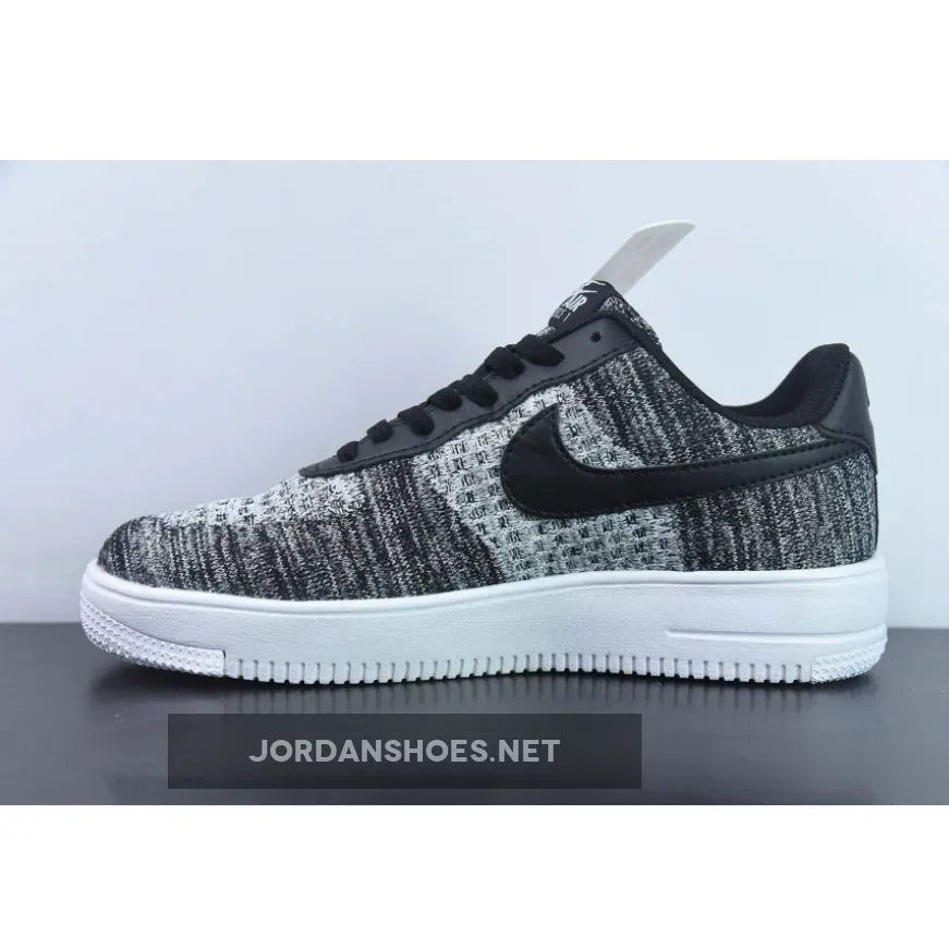 Nike Air Force 1 Flyknit 2.0 Black White Nike Air Force 1 Flyknit 2.0 Black White