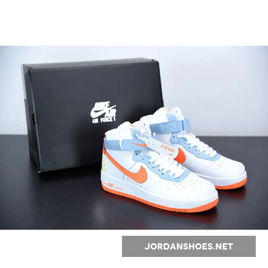 Nike Air Force 1 High ‘Be Kind’ White Orange