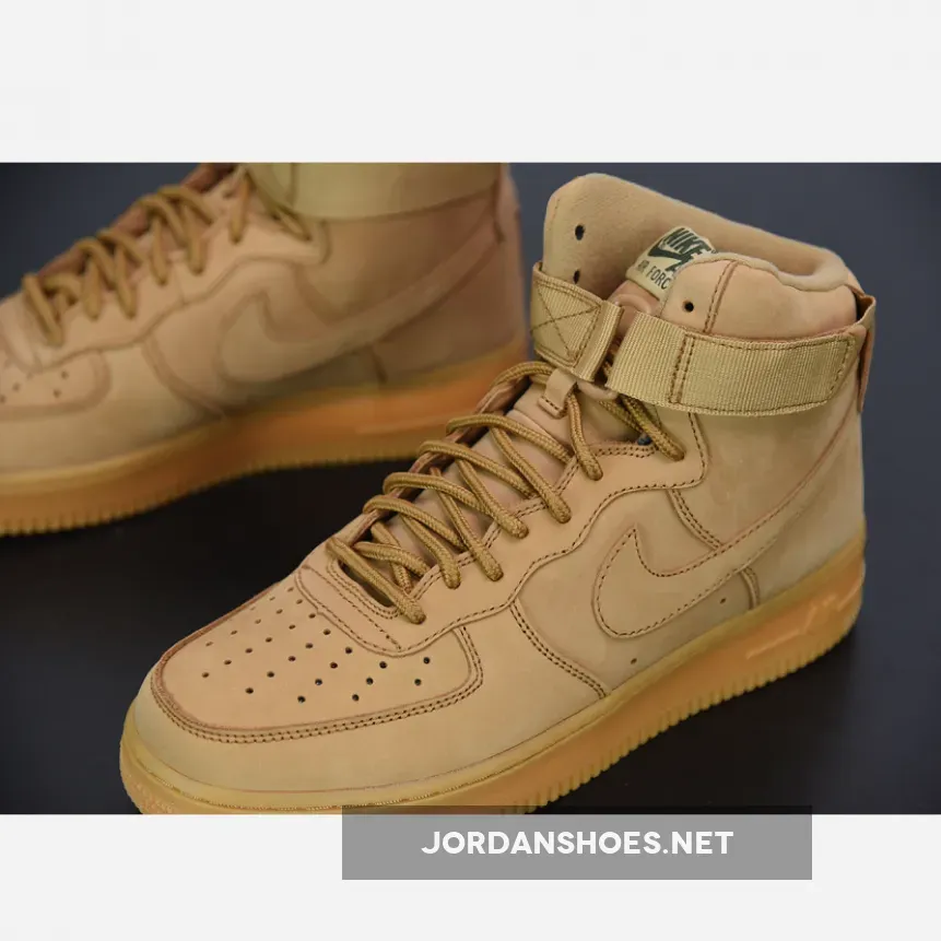 Nike Air Force 1 High Flax/Flax-Outdoor Green-Gum Nike Air Force 1 High Flax/Flax-Outdoor Green-Gum