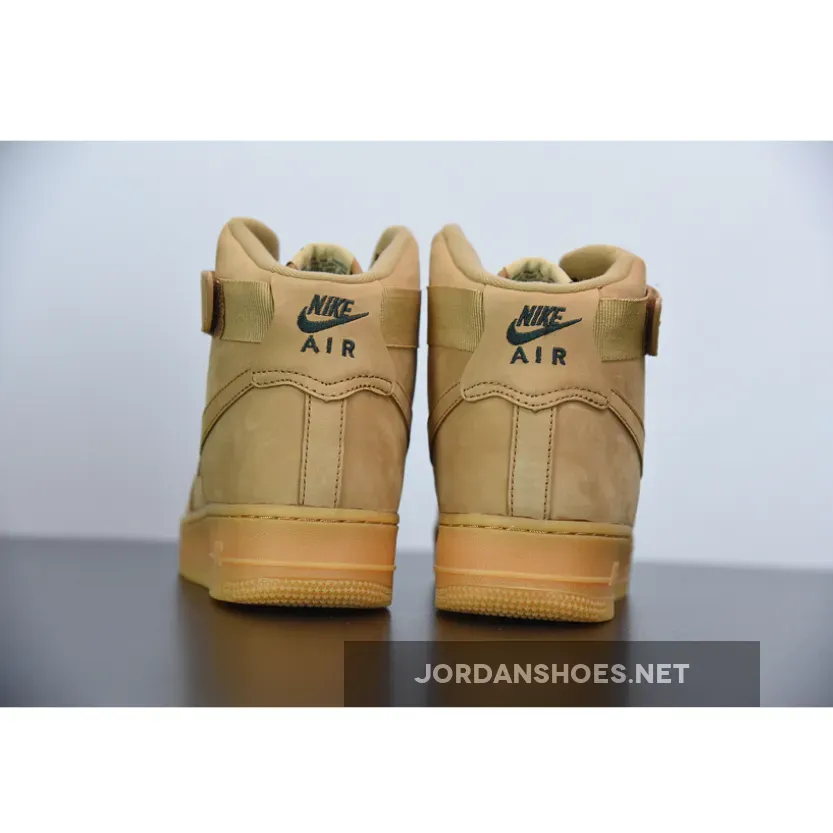 Nike Air Force 1 High Flax/Flax-Outdoor Green-Gum Nike Air Force 1 High Flax/Flax-Outdoor Green-Gum