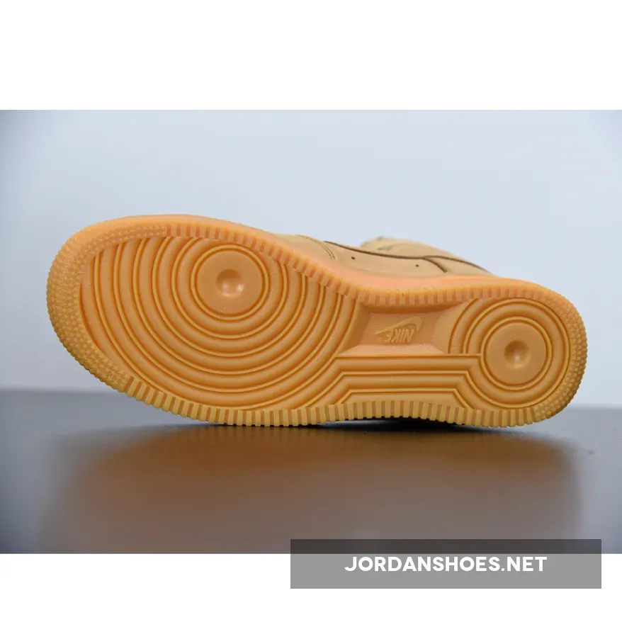 Nike Air Force 1 High Flax/Flax-Outdoor Green-Gum Nike Air Force 1 High Flax/Flax-Outdoor Green-Gum