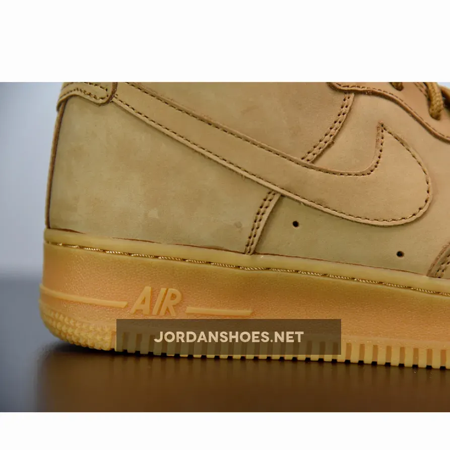 Nike Air Force 1 High Flax/Flax-Outdoor Green-Gum Nike Air Force 1 High Flax/Flax-Outdoor Green-Gum
