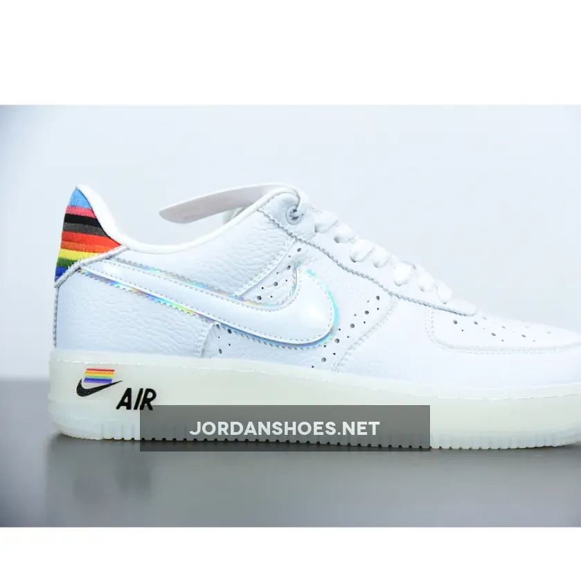 Nike Air Force 1 Low "BeTrue" White/Multi-Color Nike Air Force 1 Low "BeTrue" White/Multi-Color