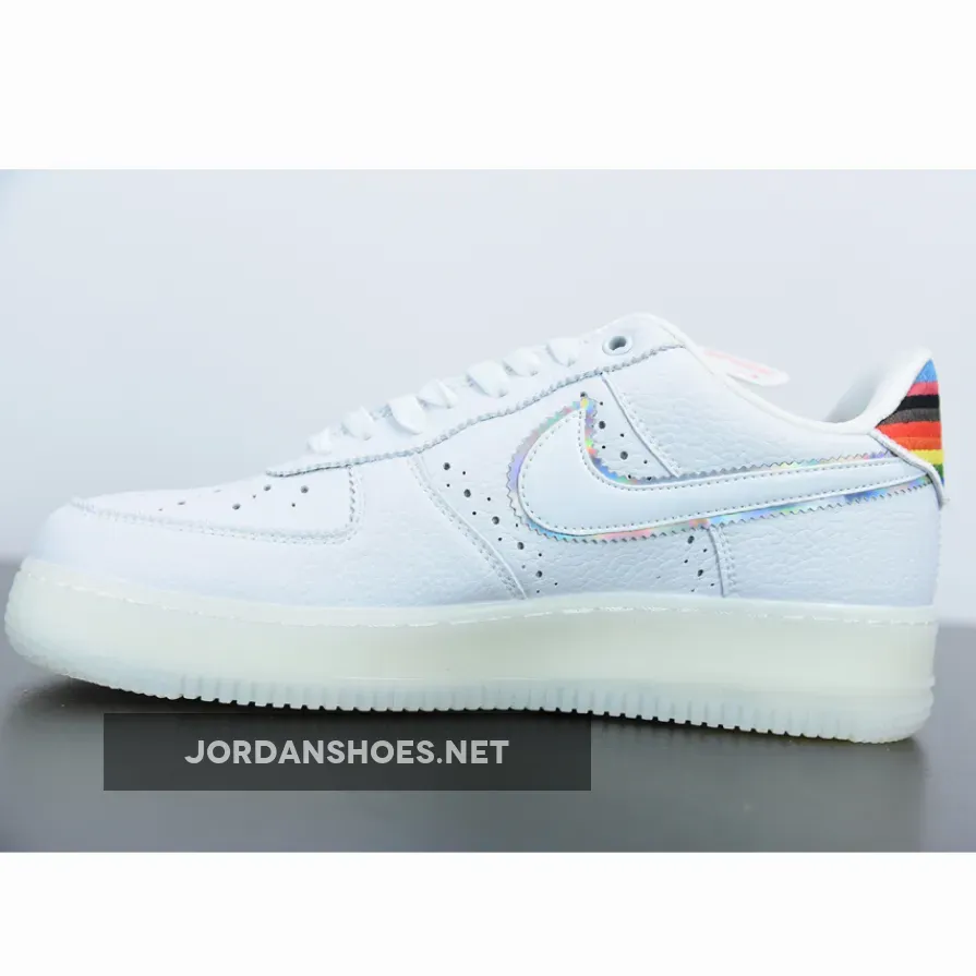 Nike Air Force 1 Low "BeTrue" White/Multi-Color Nike Air Force 1 Low "BeTrue" White/Multi-Color