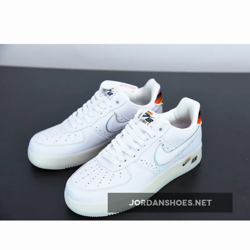 Nike Air Force 1 Low "BeTrue" White/Multi-Color Nike Air Force 1 Low "BeTrue" White/Multi-Color