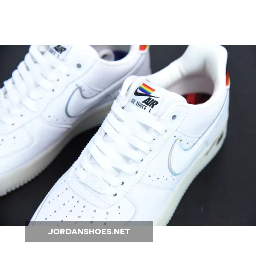 Nike Air Force 1 Low "BeTrue" White/Multi-Color Nike Air Force 1 Low "BeTrue" White/Multi-Color