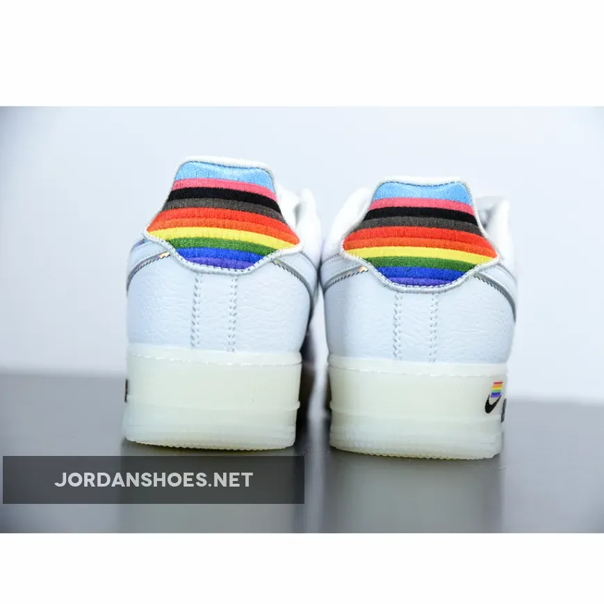 Nike Air Force 1 Low "BeTrue" White/Multi-Color Nike Air Force 1 Low "BeTrue" White/Multi-Color