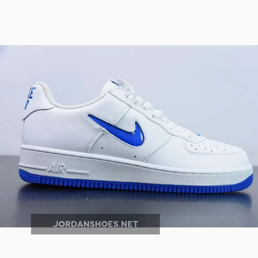 Nike Air Force 1 Low "Color of the Month" White Royal Jewel Nike Air Force 1 Low "Color of the Month" White Royal Jewel