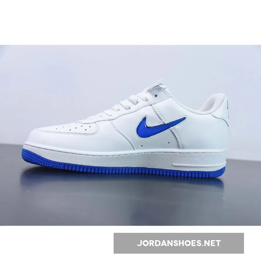 Nike Air Force 1 Low "Color of the Month" White Royal Jewel Nike Air Force 1 Low "Color of the Month" White Royal Jewel