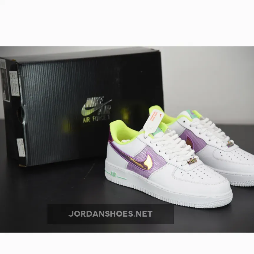 Nike Air Force 1 Low ‘Easter’ White/Lemon Venom/Electro Green/Multi-Color