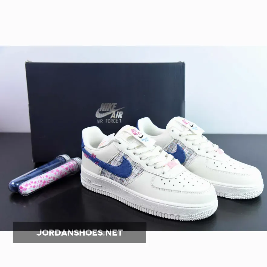 Nike Air Force 1 Low Just Do It White Denim