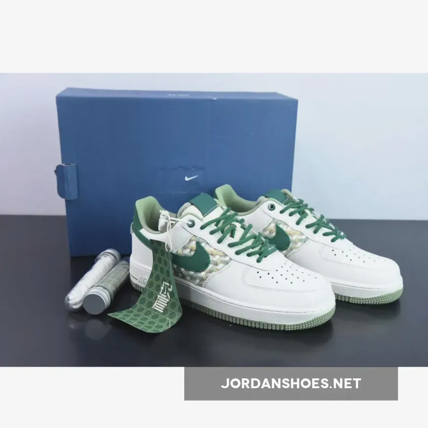 Nike Air Force 1 Low "NAI-KE" Sail/Gorge Green