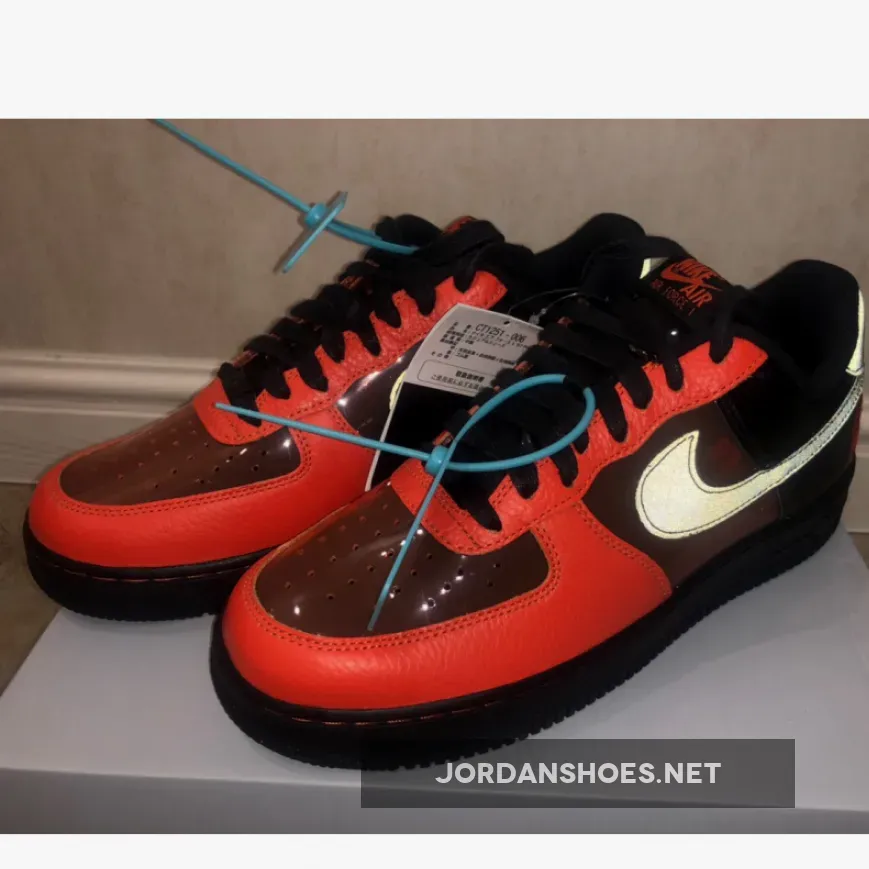 Nike Air Force 1 Low "Shibuya Halloween" Black Orange Nike Air Force 1 Low "Shibuya Halloween" Black Orange