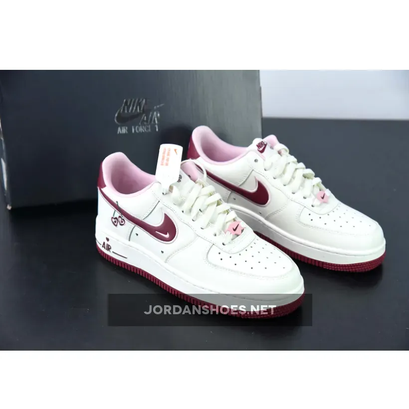 Nike Air Force 1 Low "Valentine’s Day" Sail Red