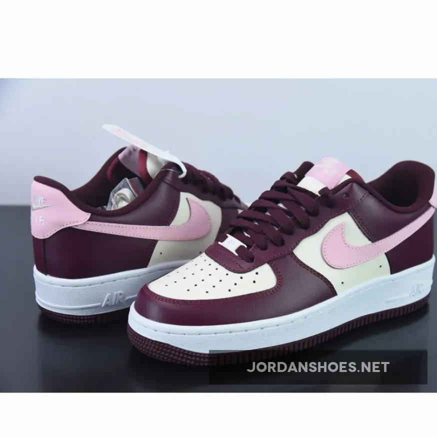 Nike Air Force 1 Low "Valentine’s Day" Sail/Night Maroon-Pink Nike Air Force 1 Low "Valentine’s Day" Sail/Night Maroon-Pink