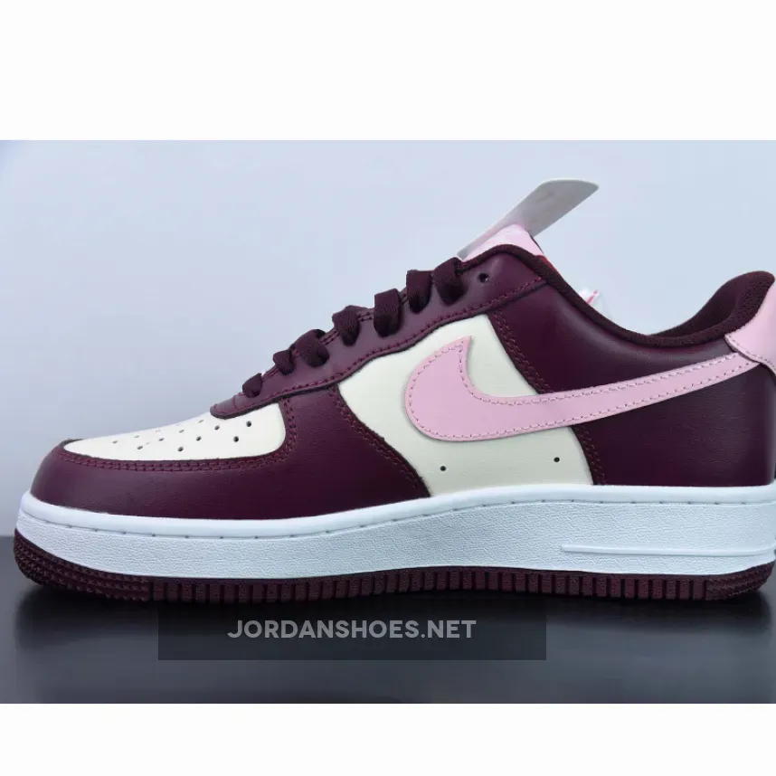 Nike Air Force 1 Low "Valentine’s Day" Sail/Night Maroon-Pink Nike Air Force 1 Low "Valentine’s Day" Sail/Night Maroon-Pink