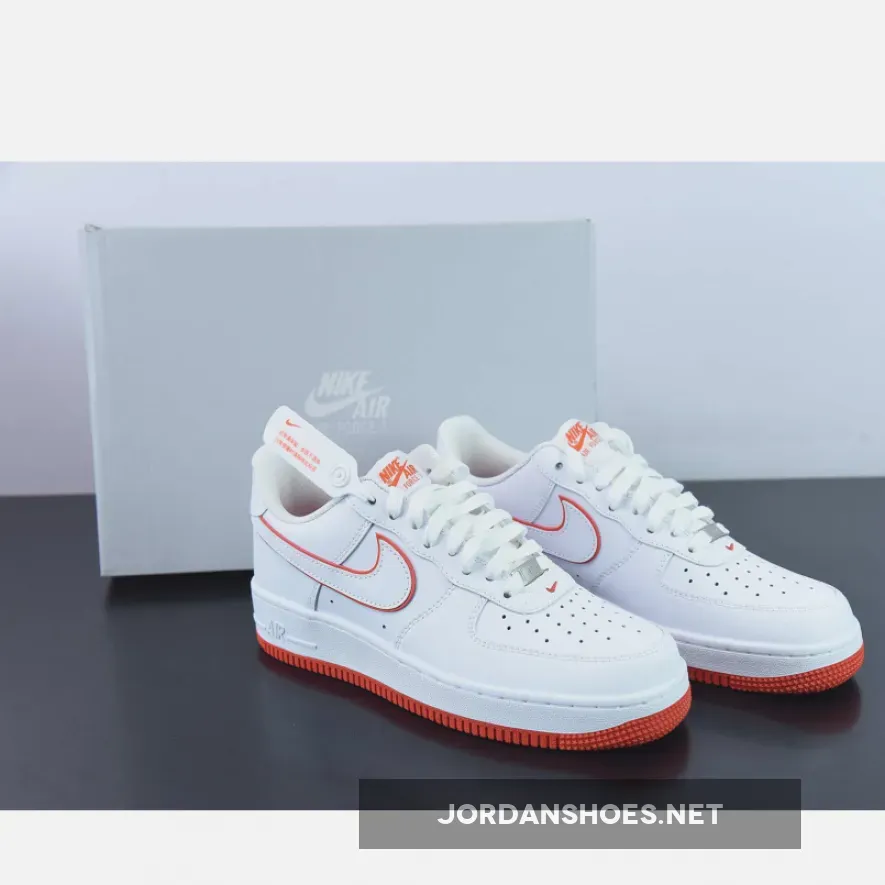 Nike Air Force 1 Low White Picante Red
