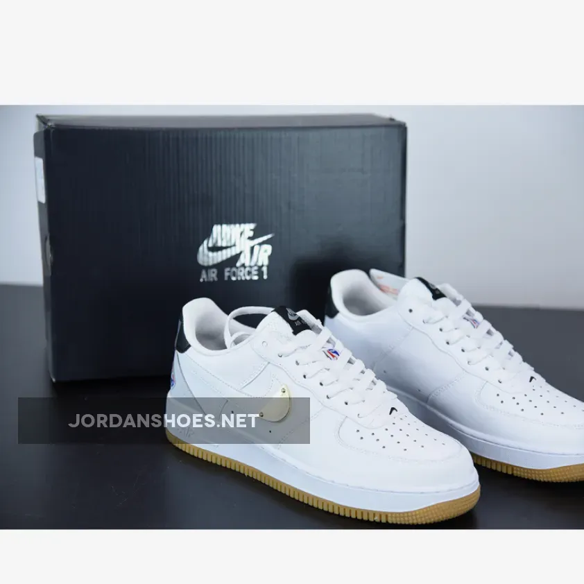 Nike Air Force 1 "NBA" White Grey Gum