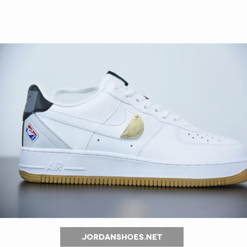 Nike Air Force 1 "NBA" White Grey Gum Nike Air Force 1 "NBA" White Grey Gum