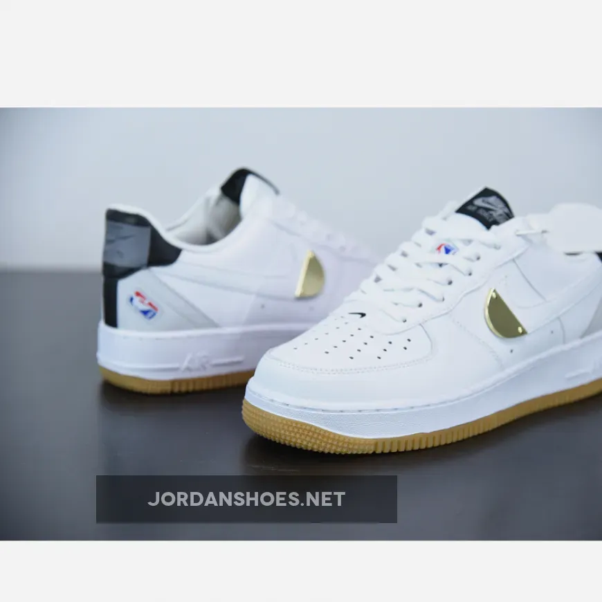 Nike Air Force 1 "NBA" White Grey Gum Nike Air Force 1 "NBA" White Grey Gum