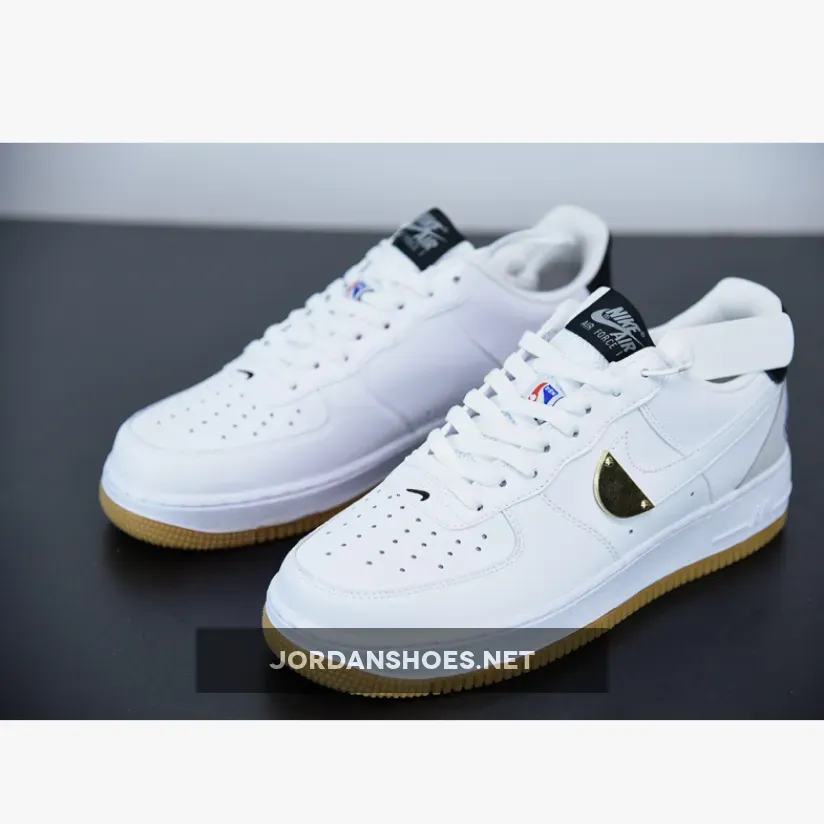 Nike Air Force 1 "NBA" White Grey Gum Nike Air Force 1 "NBA" White Grey Gum