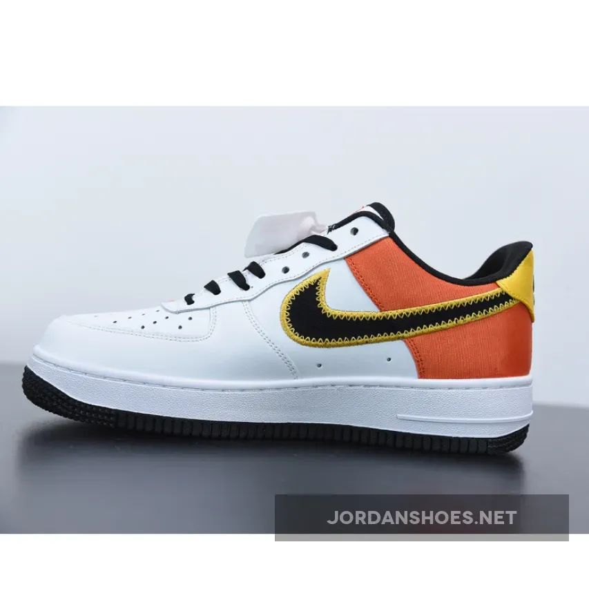 Nike Air Force 1 "Raygun" White/Black-Orange Flash-Amarillo Nike Air Force 1 "Raygun" White/Black-Orange Flash-Amarillo