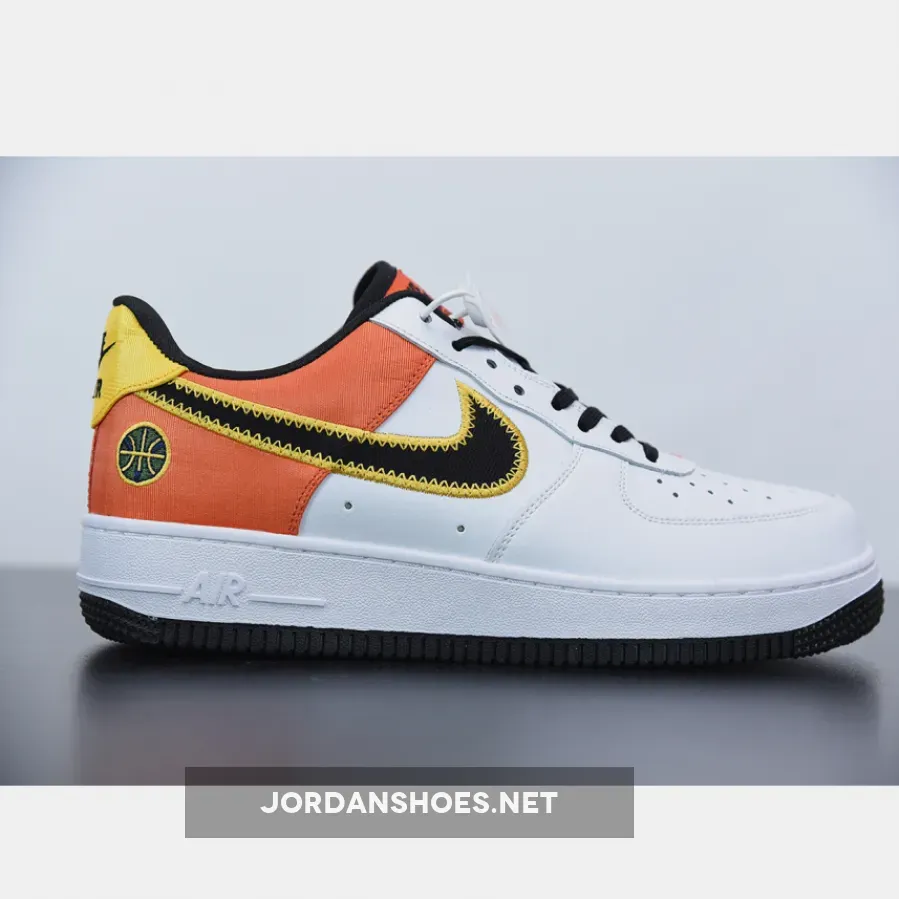 Nike Air Force 1 "Raygun" White/Black-Orange Flash-Amarillo Nike Air Force 1 "Raygun" White/Black-Orange Flash-Amarillo