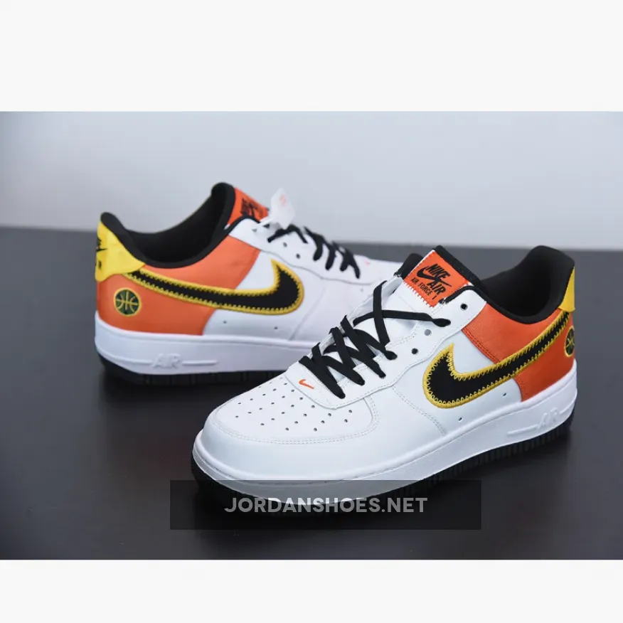 Nike Air Force 1 "Raygun" White/Black-Orange Flash-Amarillo Nike Air Force 1 "Raygun" White/Black-Orange Flash-Amarillo