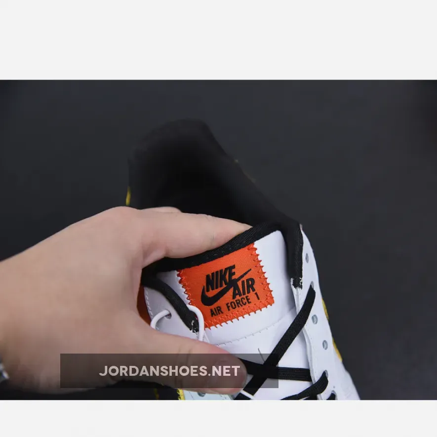 Nike Air Force 1 "Raygun" White/Black-Orange Flash-Amarillo Nike Air Force 1 "Raygun" White/Black-Orange Flash-Amarillo