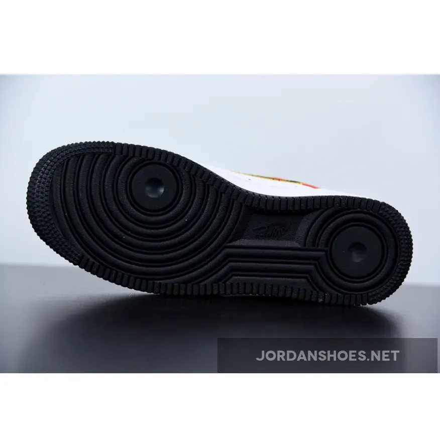 Nike Air Force 1 "Raygun" White/Black-Orange Flash-Amarillo Nike Air Force 1 "Raygun" White/Black-Orange Flash-Amarillo