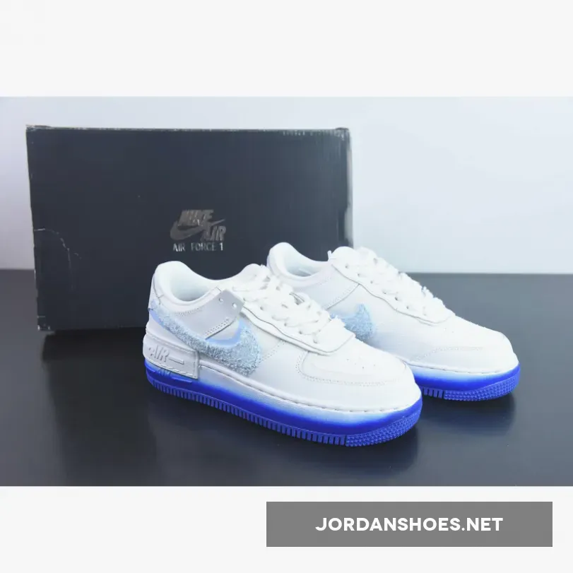 Nike Air Force 1 Shadow "Chenille" White/Blue