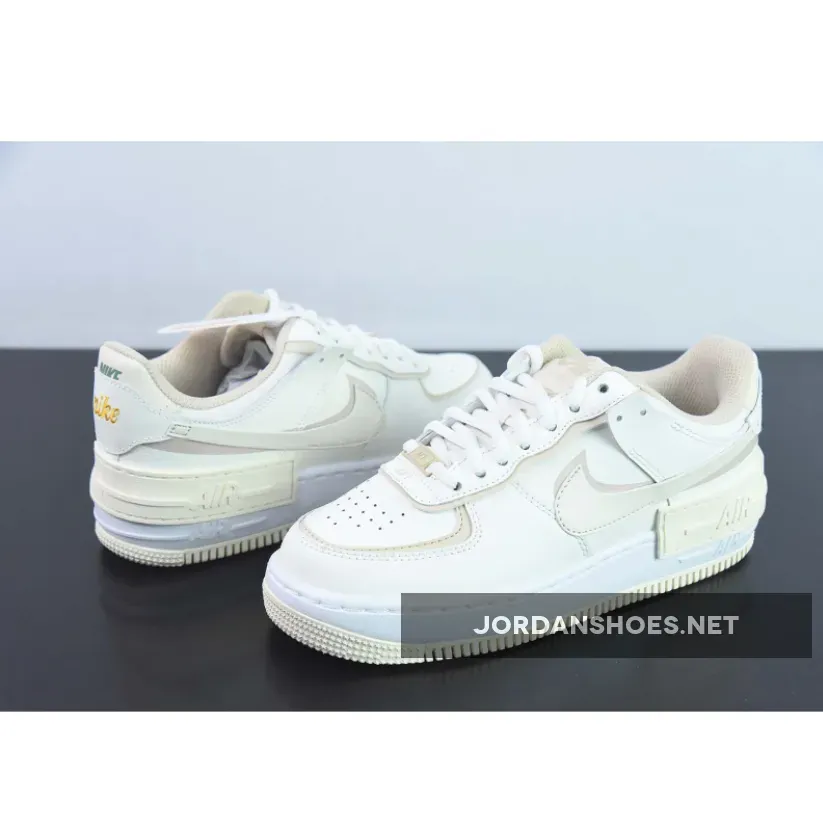 Nike Air Force 1 Shadow Light Tan Nike Air Force 1 Shadow Light Tan