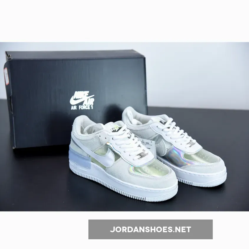Nike Air Force 1 Shadow Pure Platinum White WMNS