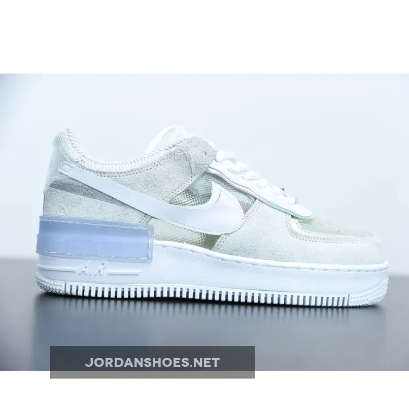 Nike Air Force 1 Shadow Pure Platinum White WMNS Nike Air Force 1 Shadow Pure Platinum White WMNS
