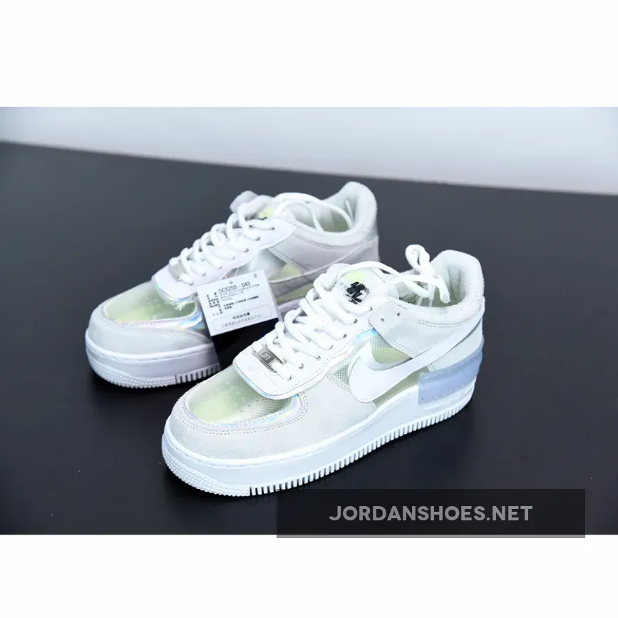 Nike Air Force 1 Shadow Pure Platinum White WMNS Nike Air Force 1 Shadow Pure Platinum White WMNS
