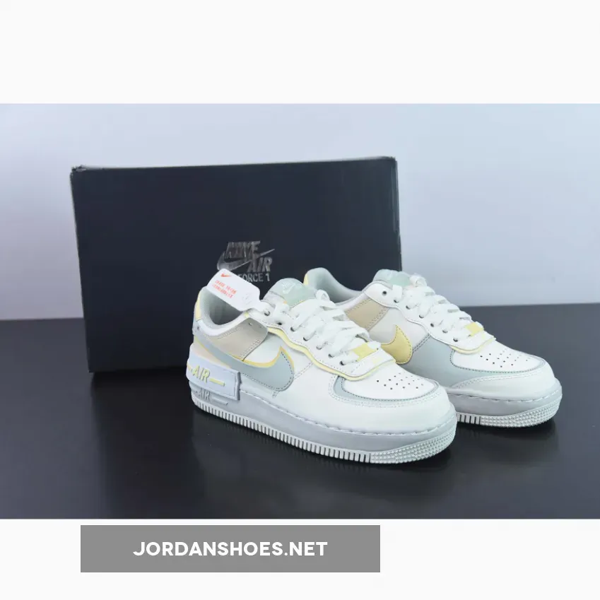 Nike Air Force 1 Shadow Sail/Light Silver-Citron Tint