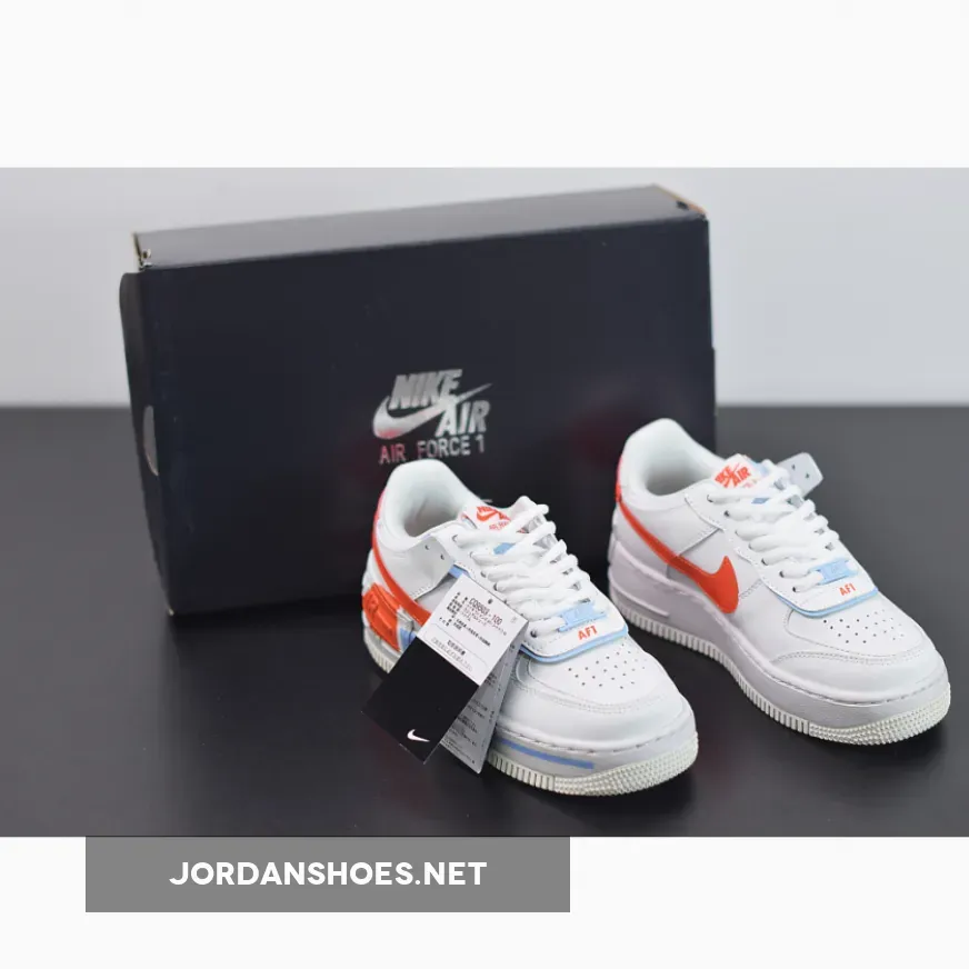 Nike Air Force 1 Shadow Team Orange/White