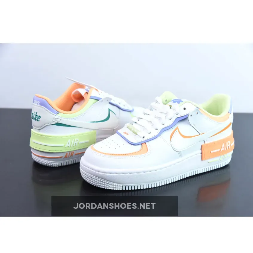 Nike Air Force 1 Shadow White/Multicolor Nike Air Force 1 Shadow White/Multicolor