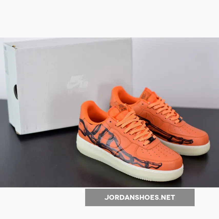 Nike Air Force 1 Skeleton ‘Brilliant Orange"