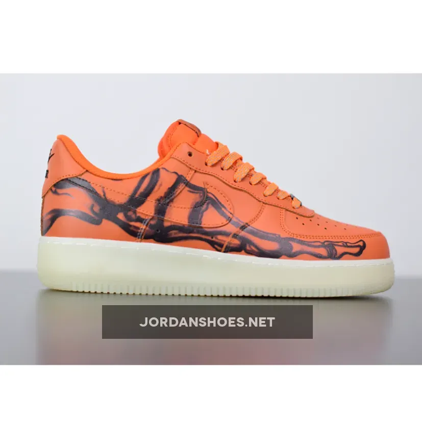 Nike Air Force 1 Skeleton ‘Brilliant Orange" Nike Air Force 1 Skeleton ‘Brilliant Orange"