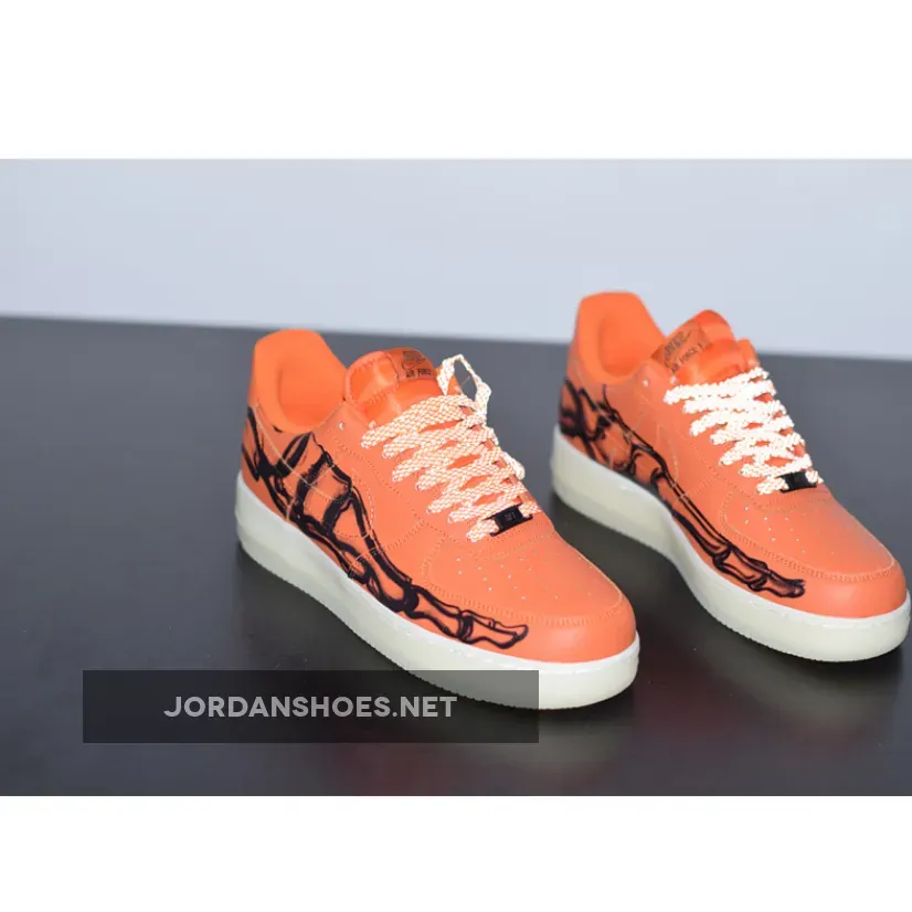 Nike Air Force 1 Skeleton ‘Brilliant Orange" Nike Air Force 1 Skeleton ‘Brilliant Orange"