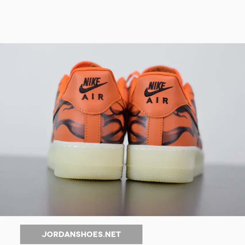 Nike Air Force 1 Skeleton ‘Brilliant Orange" Nike Air Force 1 Skeleton ‘Brilliant Orange"