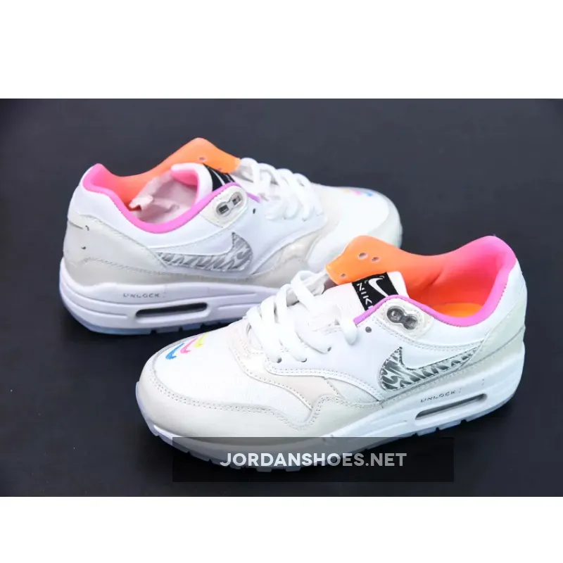 Nike Air Max 1 Unlock Your Space White Nike Air Max 1 Unlock Your Space White